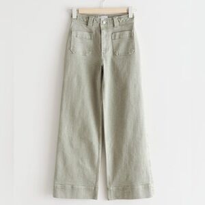 & Other Stories cropped flare jeans 8